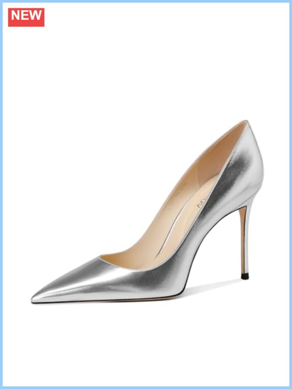 Women's Pointed Toe Stiletto Pumps Closed Toe High Heels